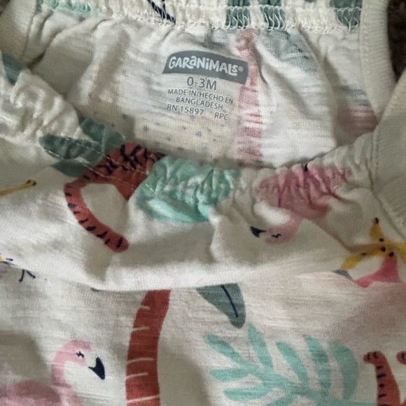 Baby Tank Top & Shorts - Jungle Print - 0-3M - Picture 3 of 3